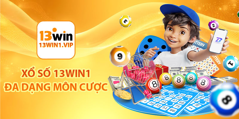 Xổ số 13Win1 đa dạng môn cược